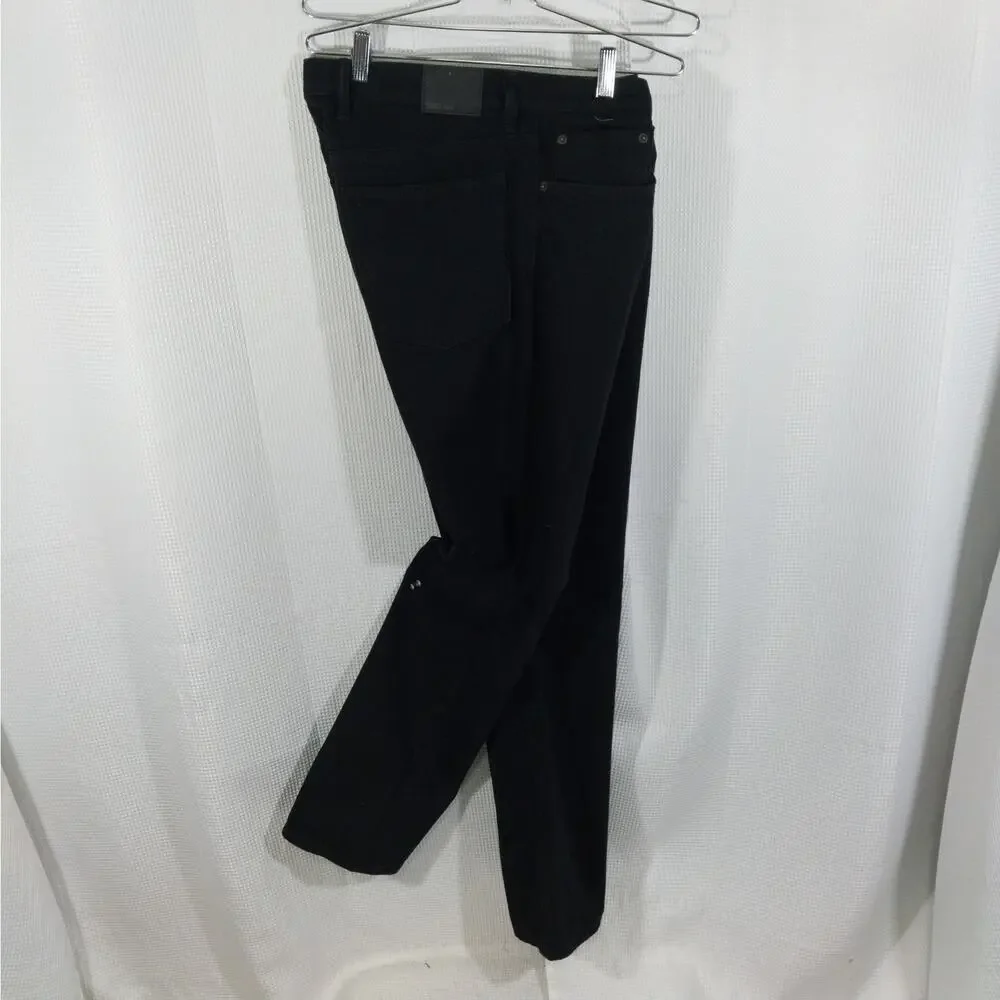 NWT@$70! THE GAP! RICH BLACK DENIM 5 POCKET, LIW RISE, SLIM LEG JEANS! SZ 36X32